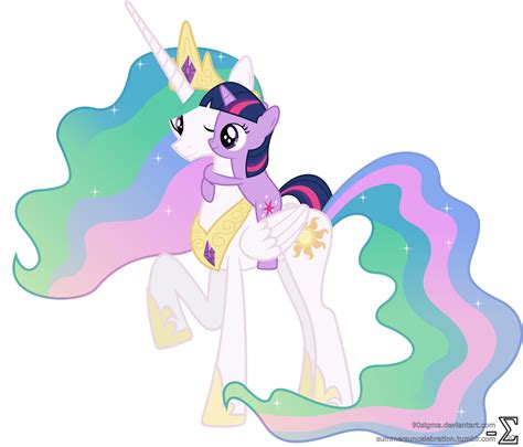 Princess Celestia and Twilight Sparkle | My little pony princess, My ...