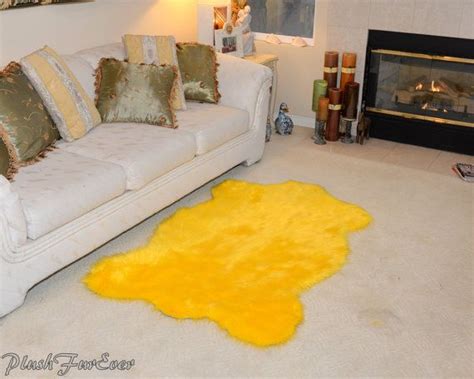 Bright Yellow Sunshine Plush Rug 4' x 6' Plush by PlushFurever, $125.05 | Plush rug, Colorful ...