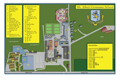 School Map - Mount Albert Grammar School