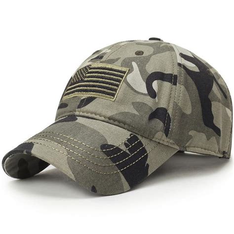 US Flag Camo Baseball Cap