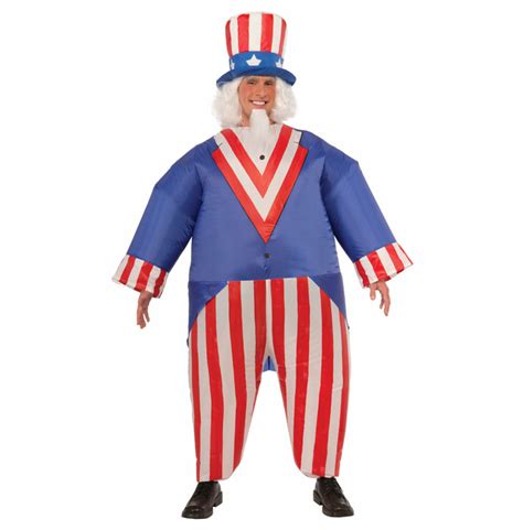 Uncle Sam Inflatable Adult Costume One-Size | Costume | RebelsMarket