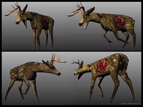 Zombie Deer by rcahern on DeviantArt