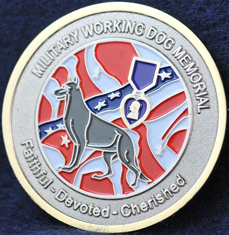 US Military Working Dog Memorial | Challengecoins.ca