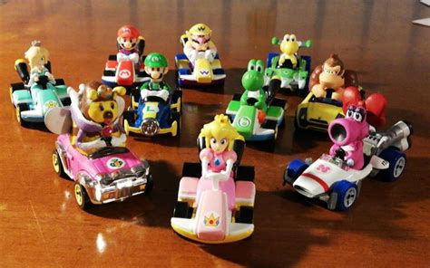 My current [Mario Kart] Hot Wheels collection, including my first two customs ( Birdo and Honey ...