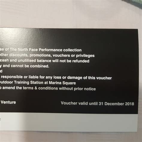 The North Face 30% gift voucher, Tickets & Vouchers, Vouchers on Carousell