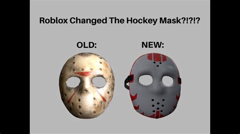 Roblox Changed The Hockey Mask?!?!? - YouTube