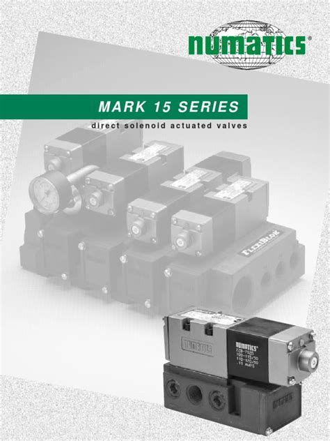 Numatics Manual | PDF | Valve | Manufactured Goods