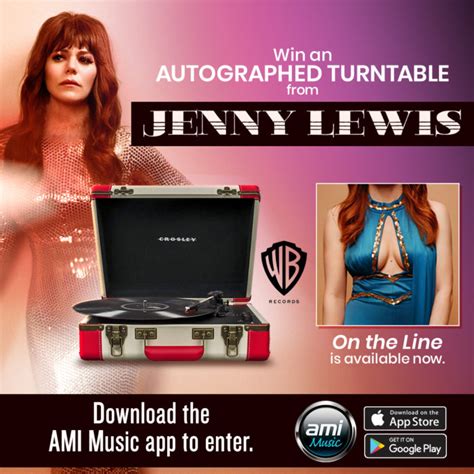 AMI’s Giveaway Celebrates New Jenny Lewis Album On the Line - AMI Entertainment