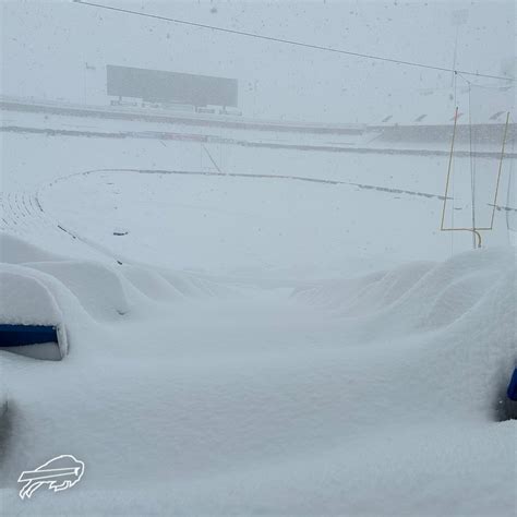 Bills release photos of Highmark Stadium covered in snow | WWLP