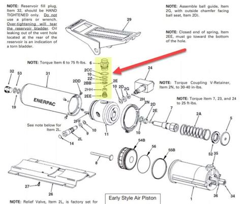 ENERPAC AIR HYDRAULIC LOWER RELEASE GUIDE ASSEMBLY