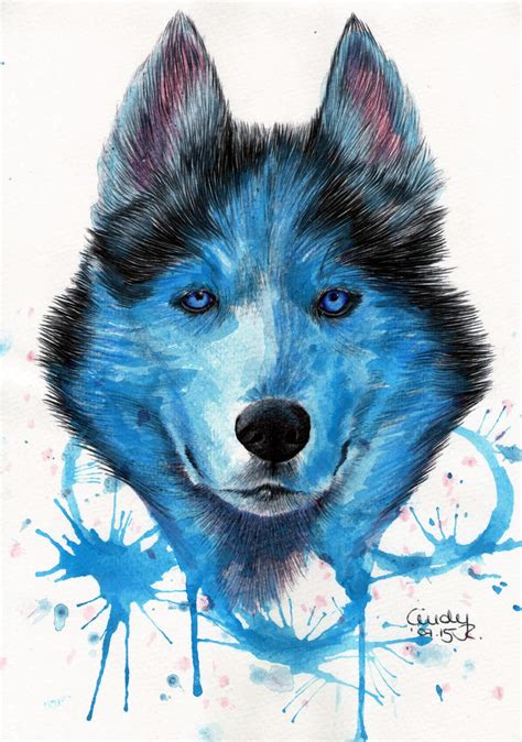 Blue Wolf by Cindy-R on DeviantArt