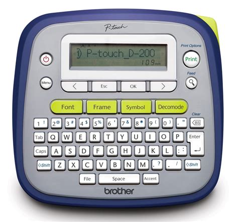 Brother P Touch Label Maker Pt - D400 Manual