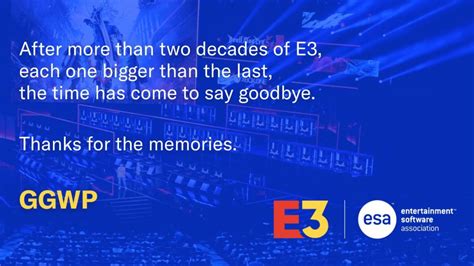 E3 Gaming Event Now Permanently Cancelled: Organisers