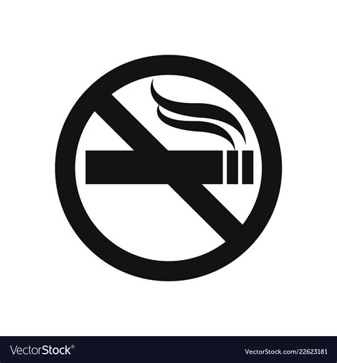 No smoking icon Royalty Free Vector Image - VectorStock