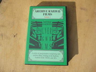 Railway Themed VHS Video Tape: Archive Railway Films Vol 3 BR LNER GWR LMS 1930s | #502699448