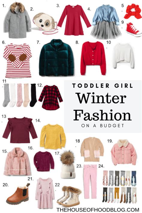 24 Budget Friendly Winter Clothing and Accessories for Toddler Girls