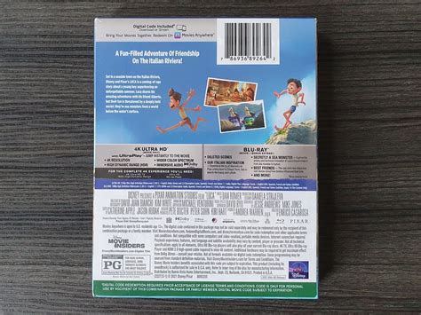 Disney Pixar Luca (4K UHD+Blu-Ray+Digital Code+Lithographs) Brand New ...