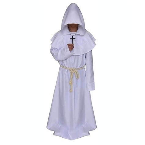 Wholesale Mediaeval Monks Clothing Pastor Clothes Long Robe Wizard Costume Cosplay Church ...