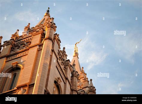 Temple square Salt Lake City Stock Photo - Alamy