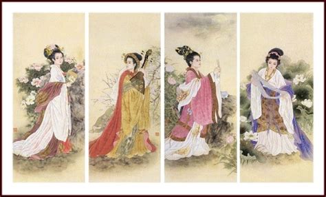 The four beauties of China at HUA LI 化力