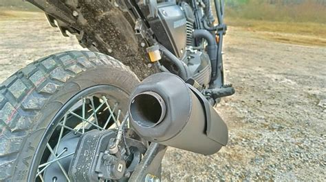 Yezdi Adventure Modification : Better Exhaust Sound & Knuckle Guards