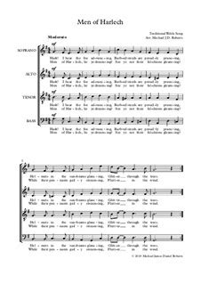 Men of Harlech by folklore - sheet music on MusicaNeo