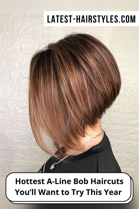 33 Hottest A-Line Bob Haircuts You'll Want to Try in 2021 in 2021 | Line bob haircut, A line bob ...