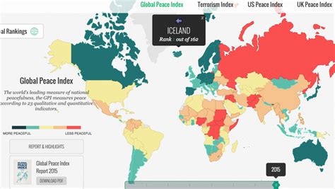 Map of the Day: The Most Peaceful Country in the World Is... - UN Dispatch