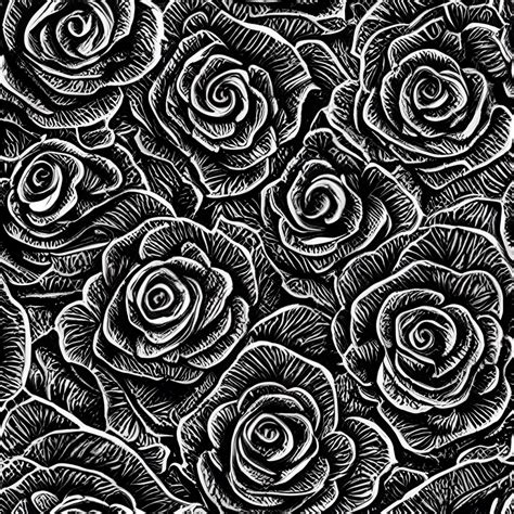 Black Rose HyperRealistic Graphic with Intricate Detail · Creative Fabrica