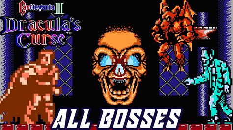 Castlevania III: Dracula's Curse - All Bosses [No Damage] - YouTube