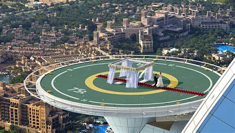 Burj Al Arab offer weddings on the helipad - What's On