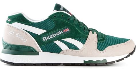 Reebok 'Gl 6000' Sneakers in Green for Men | Lyst