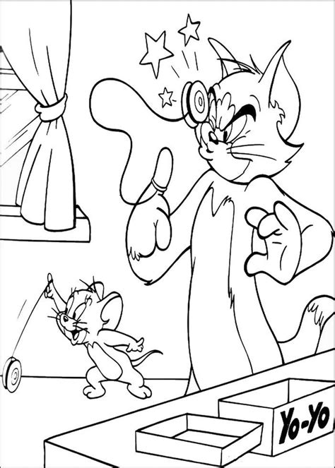 Free Printable Coloring Pages Tom And Jerry | Cartoon coloring pages ...