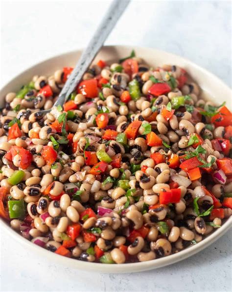 Black-Eyed Pea Salad (Easy, Vegan) - Apples for CJ