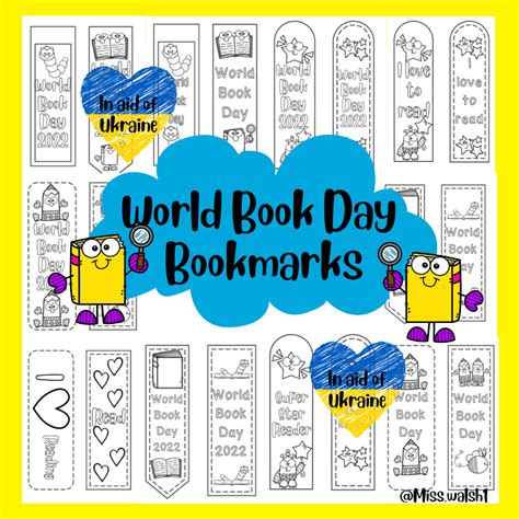 Mash > Class Level > World Book Day Bookmarks 2022 (In aid of Ukraine)