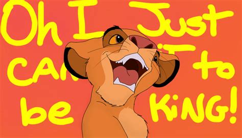 Oh I just can't wait to be king!!! -Simba fanart by Wildstar356 on DeviantArt