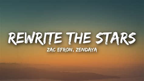 Zac Efron, Zendaya - Rewrite The Stars (Lyrics / Lyrics Video) Chords - Chordify