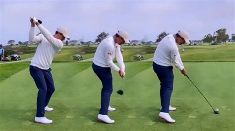 Adam Scott Golf Swing - SWING SEQUENCE DTL | Full Speed + SLOW MOTION ...