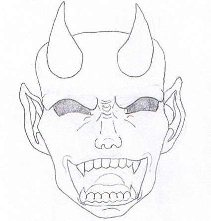 Demon Face Drawing Easy - Demon Face In Woman's Photo Goes Viral ...