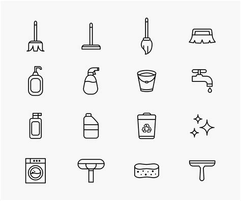 Free Cleaning Vector Icons (AI)