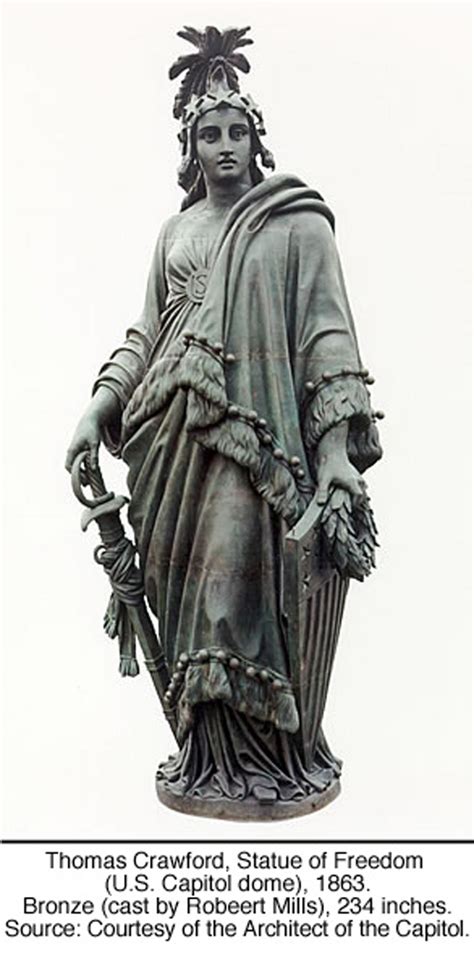 Picturing US History - Thomas Crawford, Statue of Freedom, 1855-63