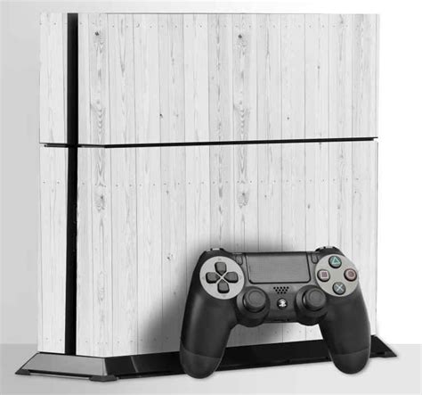 White wooden plank texture ps4 skin - TenStickers