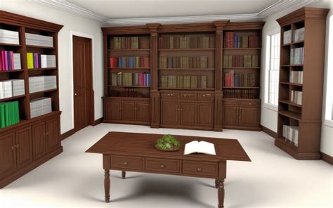 Library In The Study Room Display Photo | JPG Free Download - Pikbest