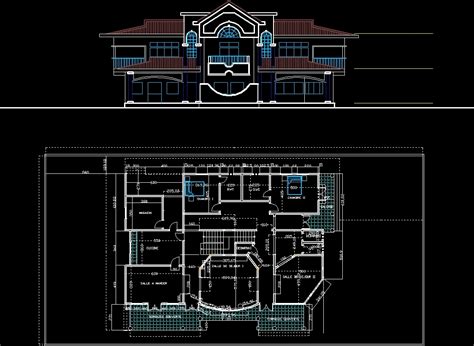 Villa DWG Block for AutoCAD • Designs CAD