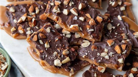 Dark Chocolate Almond Toffee Recipe