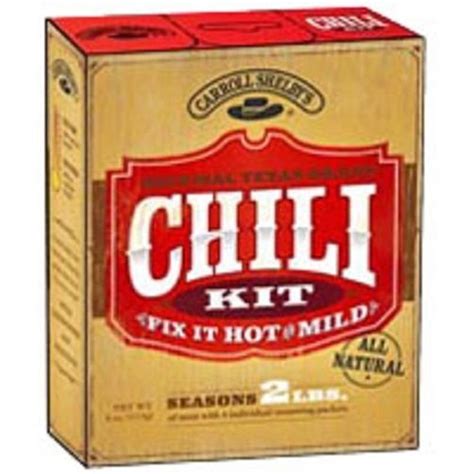 Carroll Shelby's Original Texas Brand Chili Kit - Tanga