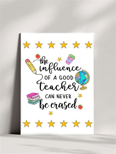 Teacher Appreciation Printable