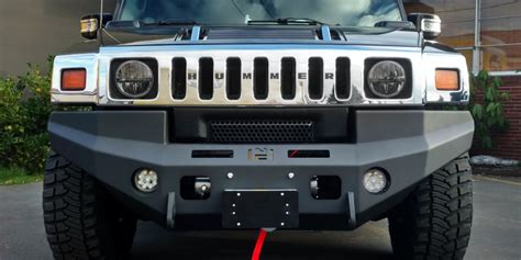 Hummer — Hard Notched Customs — Customized Bumpers and Headache Racks