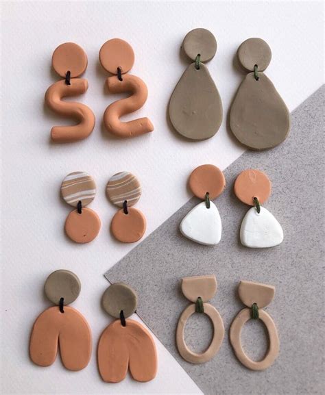 DIY Polymer Earring Collection | xoxojackie life + style blog in 2020 | Polymer clay jewelry diy ...