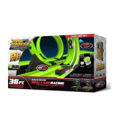 Max Traxxx 098216 Twin Loop Track Set | Electric race car track, Slot car racing sets, Slot car ...